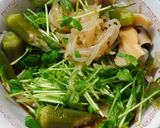 簡単 副菜❀豆苗ともやしとオクラのお浸し作り方8写真