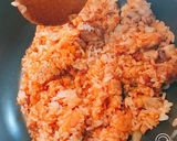 唐揚げでチキンライス作り方6写真