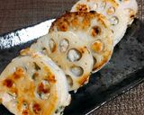 大葉入りヘルシーなレンコンのはさみ焼き作り方16写真
