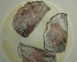 《ブリの照り焼き　赤ワインソース》作り方2写真