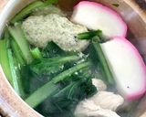 青海苔のこわ餅入り雑煮^_^作り方2写真