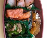 お弁当に！焼肉タレで簡単！カニカマ肉巻き作り方8写真