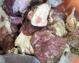 簡単ラム肉とじゃがいも醤油炒め作り方1写真