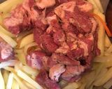 簡単ラム肉とじゃがいも醤油炒め作り方7写真