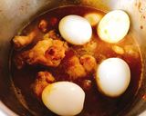 手羽元と茹で卵の梅カレー煮込み作り方14写真