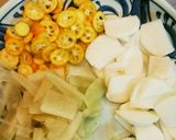 ヤーコンと金柑で簡単サラダ作り方1写真