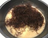 ふのりの卵とじ作り方3写真