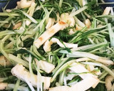 水菜と油揚げの焼き浸し、水分ほぼナシ作り方5写真