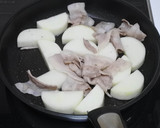 大根と豚肉のみそ炒め作り方3写真