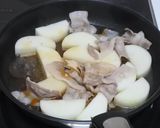 大根と豚肉のみそ炒め作り方4写真
