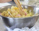 白菜とハムのお芋サラダ作り方3写真