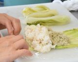 白菜巻きシーフドご飯作り方3写真