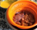 レバーのからしマヨネーズ炒め作り方1写真