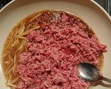 ひき肉と生姜のみそトロミ丼作り方2写真