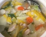 ダイエット！！鶏胸肉の和風豆乳スープ作り方4写真