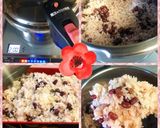 圧力鍋de大粒小豆のふっくらお赤飯♪作り方5写真