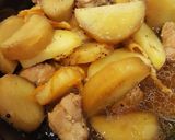 さつま芋と鳥もも肉のミカンの皮煮作り方7写真