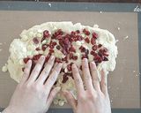 ホワイトチョコとクランベリースコーン作り方7写真