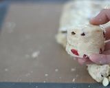 ホワイトチョコとクランベリースコーン作り方11写真