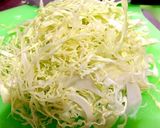 納豆とキャベツと卵で！シャキシャキサラダ作り方1写真