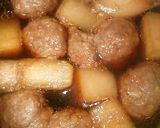 大根と肉団子の煮込み作り方5写真