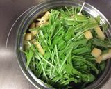 時短！簡単！水菜と油揚げのおひたし作り方3写真