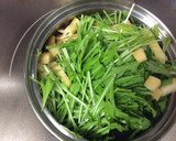 時短！簡単！水菜と油揚げのおひたし作り方3写真