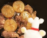 白ごはんに合う豚軟骨と大根煮付け♡作り方5写真