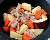 おいもと鶏肉のほっこり煮作り方3写真