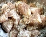ジューシー鶏胸肉唐揚バルサミコソース和え作り方2写真