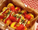 たこ焼きみたいな、オムライスキャラ弁当！作り方7写真