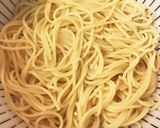 しめじ入り厚切りベーコンカルボナーラ作り方5写真