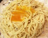 しめじ入り厚切りベーコンカルボナーラ作り方6写真