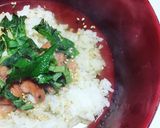 夜食２２時以外に食べる梅しそお茶漬け作り方2写真