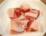 鶏もも肉の肉じゃが☆作り方1写真
