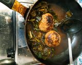 カーボロネロの煮込みハンバーグ作り方3写真