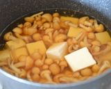 豆腐となめこのかきたまスープ煮込み作り方2写真