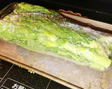 菜の花と塩ゆで落花生のゴマからし和え作り方1写真