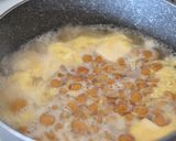 豆腐となめこのかきたまスープ煮込み作り方3写真
