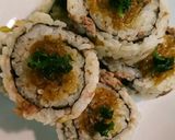 なめたけ・牛炒め巻き寿司作り方6写真