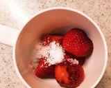 いちごミルク(^○^) 3分作り方2写真