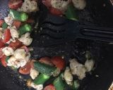 鶏軟骨とトマトオクラのバルサミコソテー作り方6写真