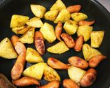 ウインナーとじゃがいものカレー炒め作り方3写真