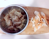 節約副菜♡蒟蒻とちくわの甘辛煮作り方1写真