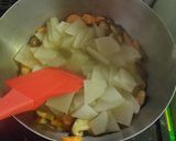 ほんのり甘い ヤーコンのけんちん汁作り方6写真