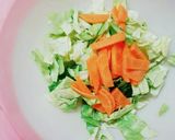 離乳食完了期☆香ばし醤油の焼きうどん作り方1写真