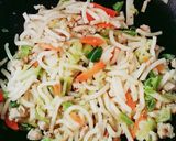 離乳食完了期☆香ばし醤油の焼きうどん作り方5写真