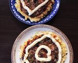 簡単♡モチモチ餅入りお好み焼き☆作り方6写真