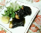 ✿磯部餅風❀ふっくら✿鶏肉の海苔揚げ作り方5写真