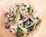 きのこと青ネギのぬた和え(酢味噌和え)作り方5写真